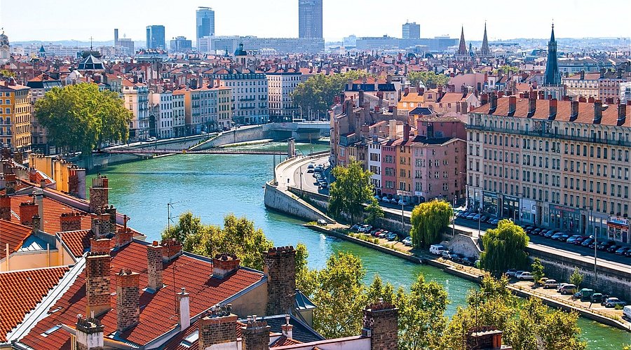 Vue d'une grande métropole française