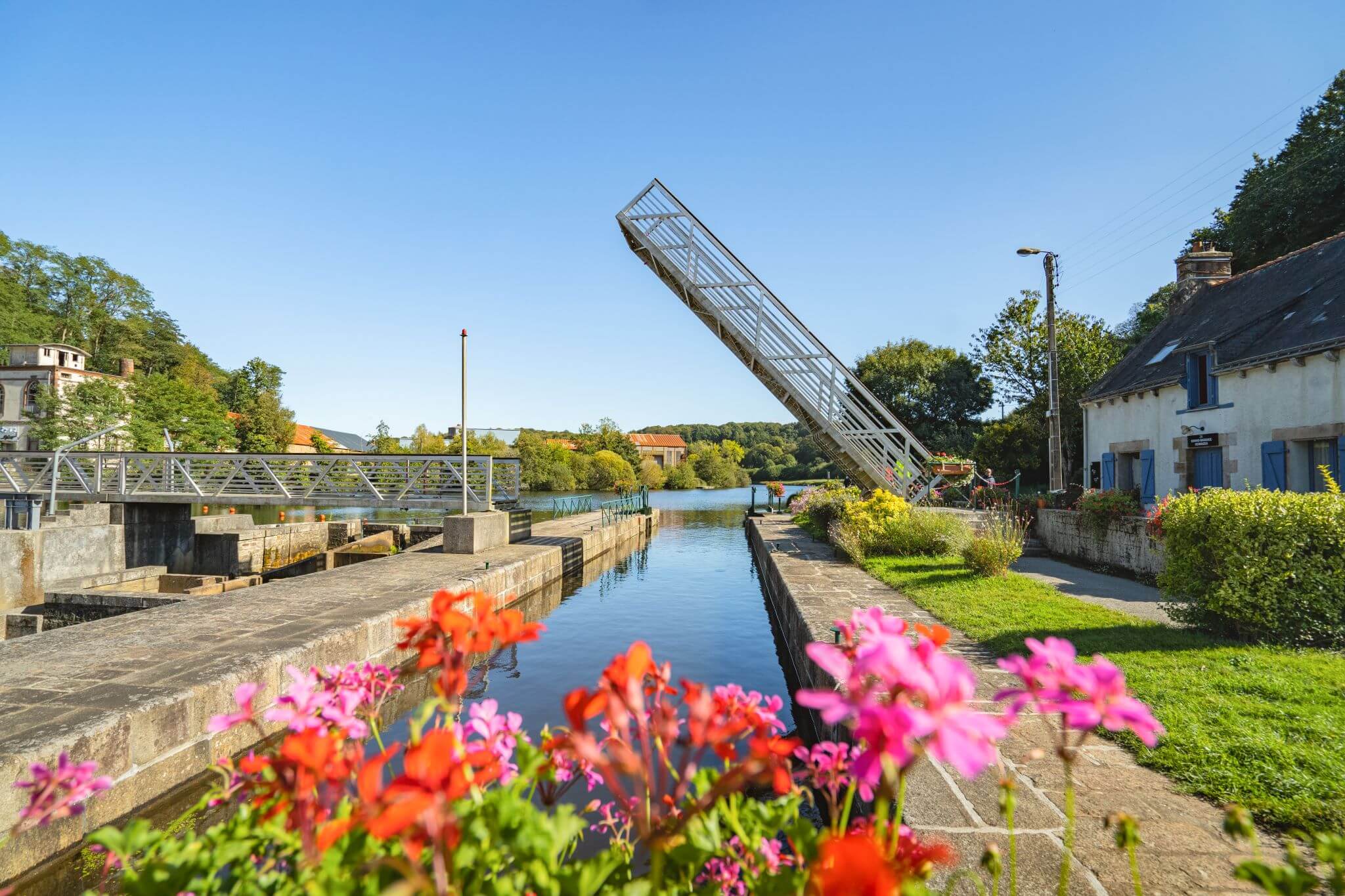 Passerelle sur le Blavet