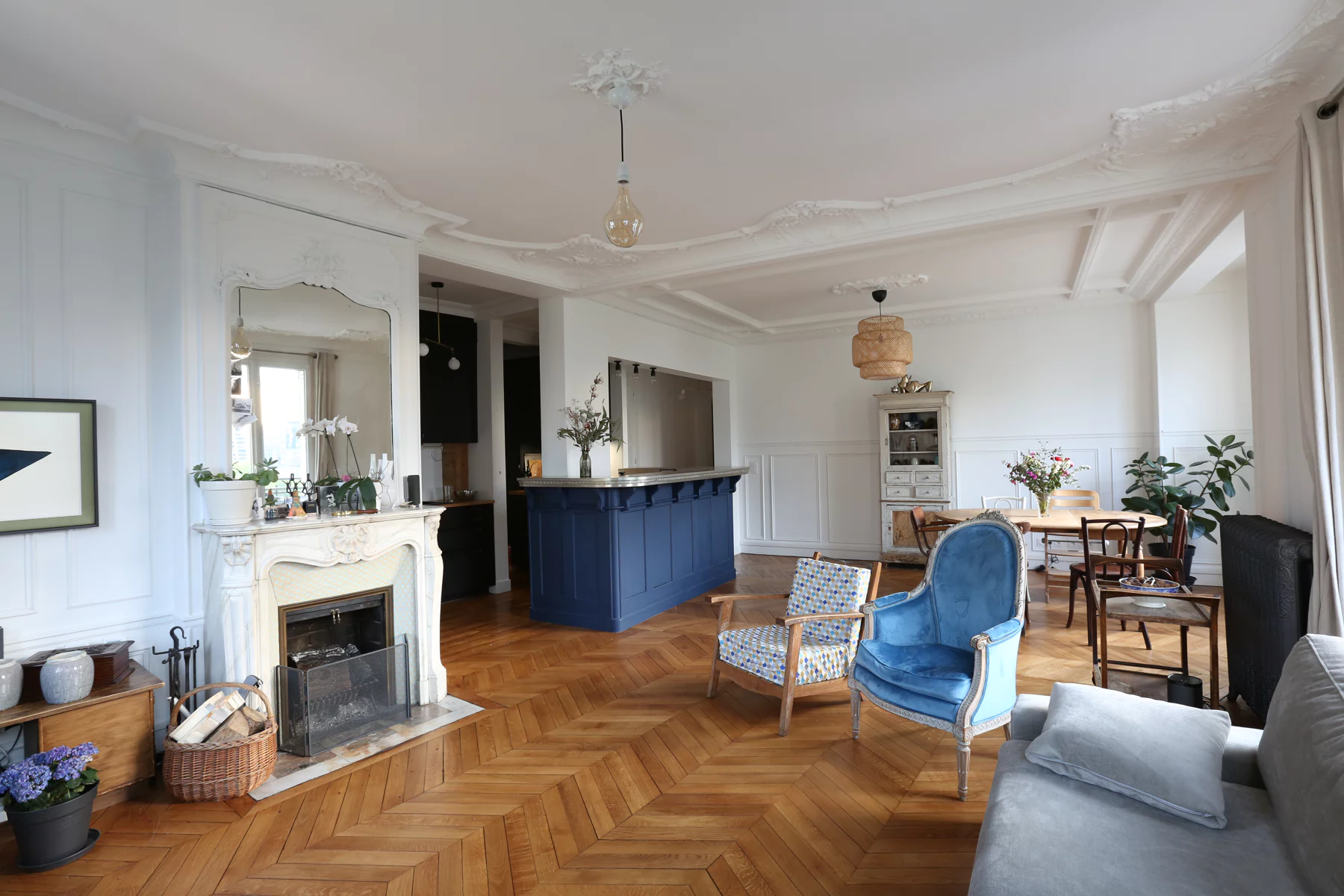 Appartement ancien rénové avec charme