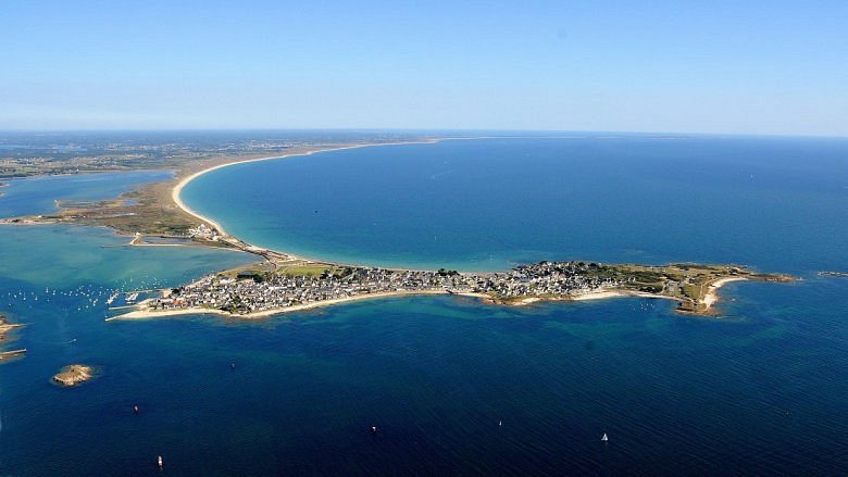 Panorama sur la Petite Mer de Gâvres à Riantec